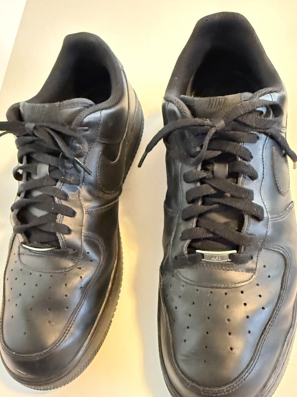 Nike Air Force 1 '07 Triple Black – Size 15